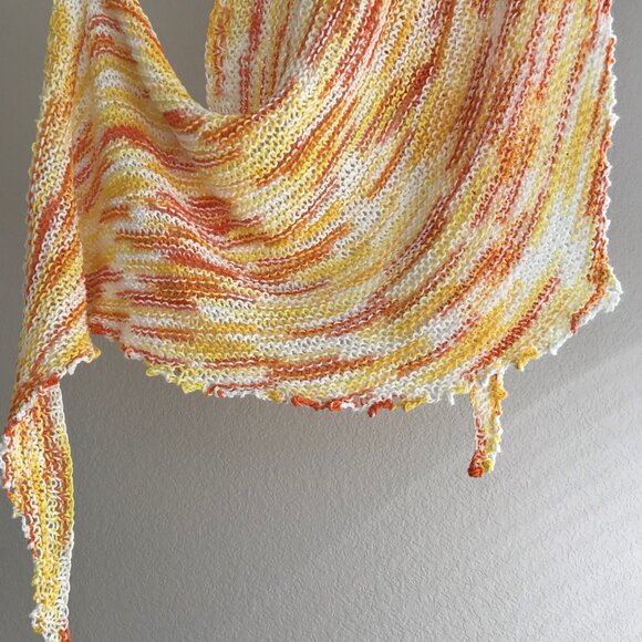 NEW Handmade 100% Cotton Shawl - Picture 9 of 12